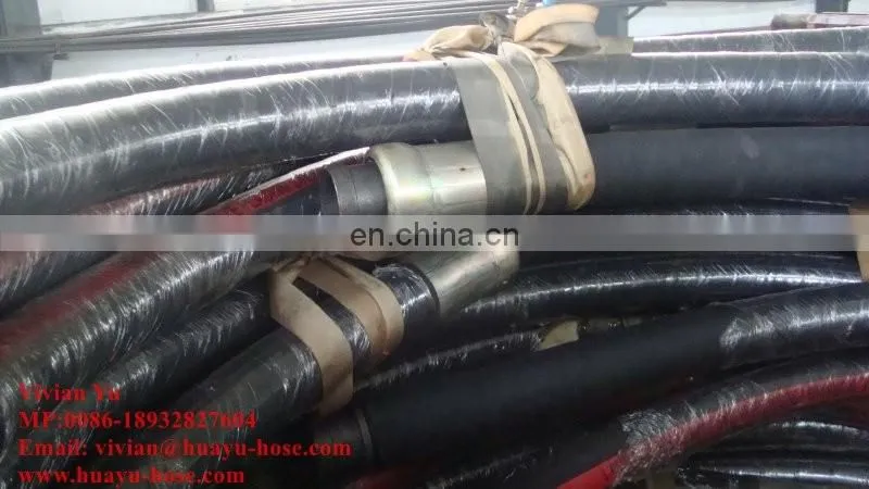 steel wire spiraled oilfield high pressure steel wire braided drilling hose