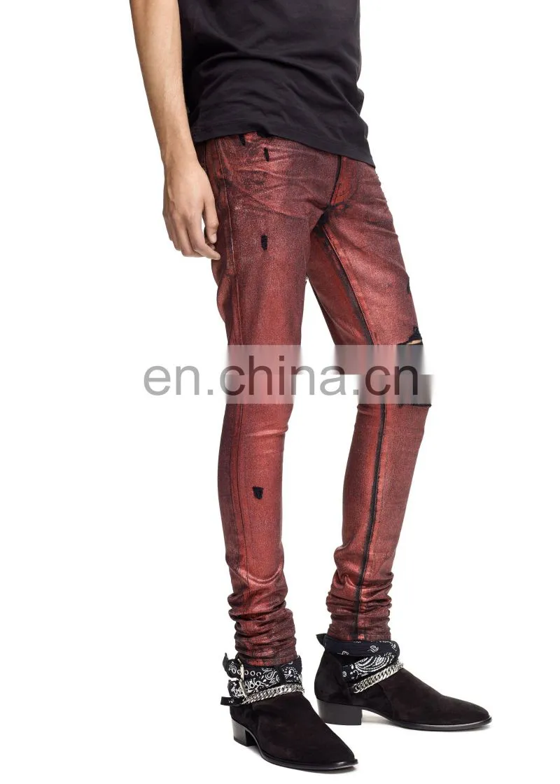DiZNEW STRETCH FOIL DENIM JOGGER STOCK XXOO JEANS FOR MEN