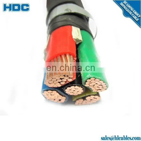0.6/1kV Copper Conductor 4Cx16mm2 Cu/XLPE/PVC Underground Power Cable