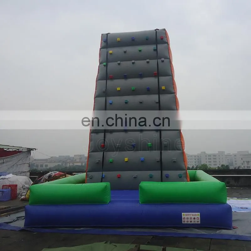 Customized Interactive Sport Inflatable Games Bouncy Climbing Wall For Children and Adults