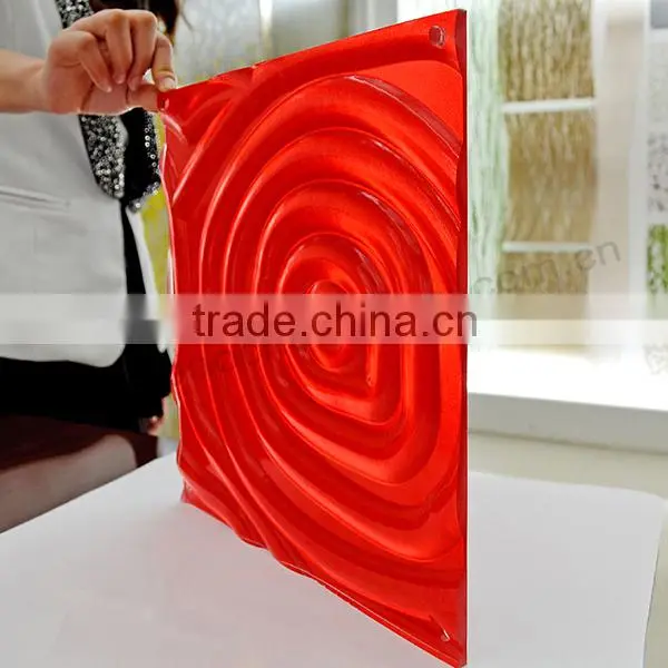 Reasonable Price transparent decorative hot sale 3d mdf wall panels