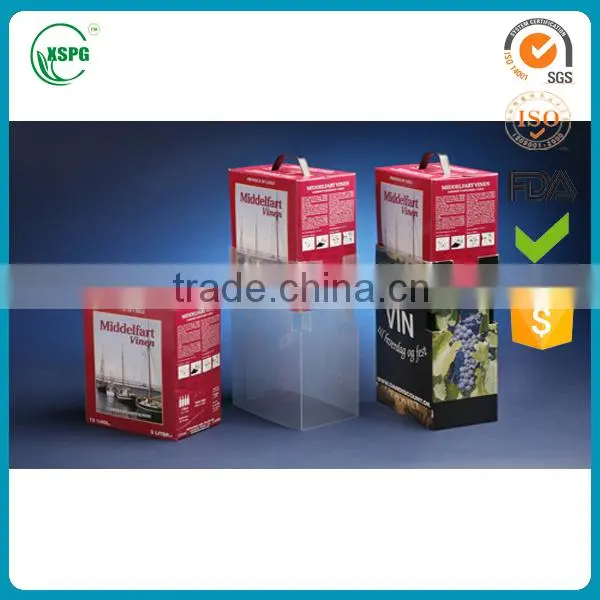 2015 hot sale wholesale bib bag in box fruit juice