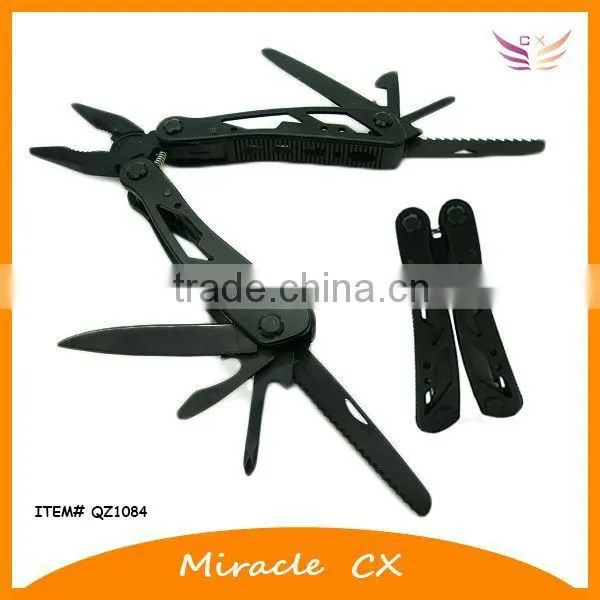 Black handle with 4 holes multi function tool