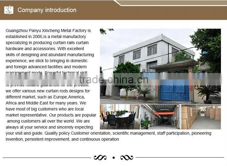 High quality Europe market curtain rod brackets/curtain brackets