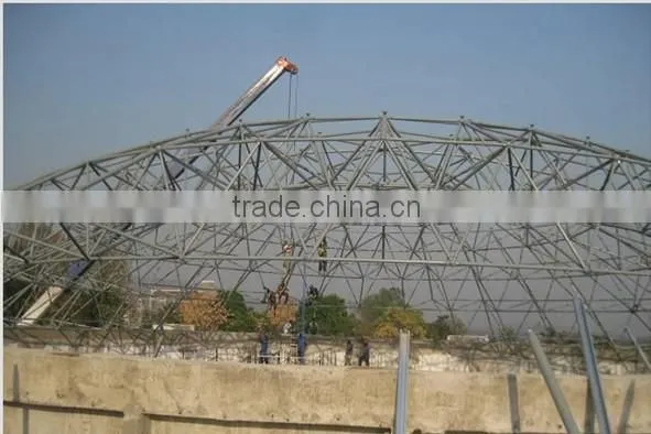 Free design prefabricated space frame function hall