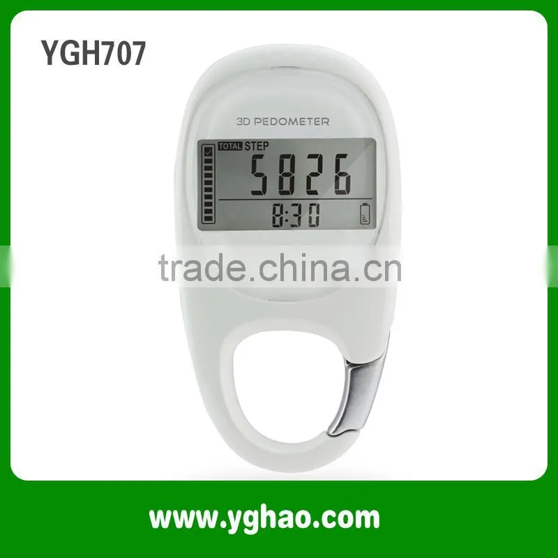 Gifts for the elderly 3D pedometer Simple Count step Pedometer