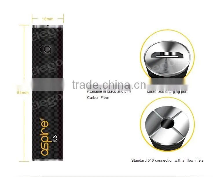 Hot Selling Authentic Aspire K3 QUICK START KIT and Nautilus BVC Coil