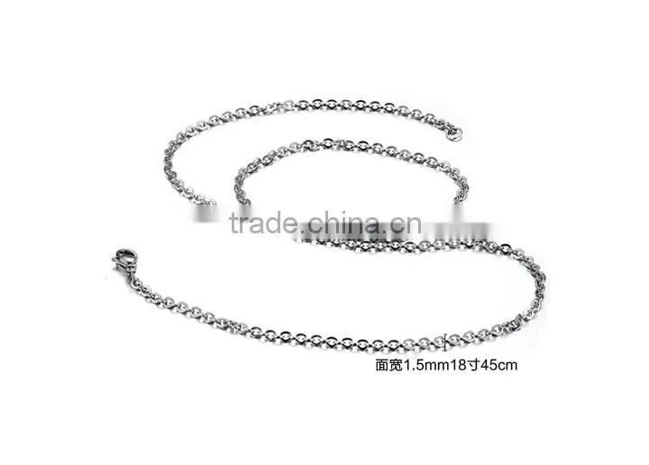 100% 316L Stainless steel chain necklace silver gold plated snake chain for pendants