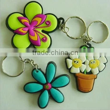 kids giveaway gifts, custom design PVC keychain cartoon
