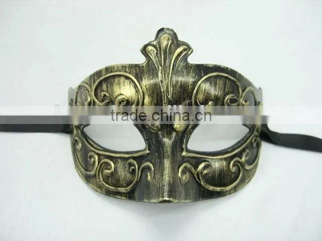 Cosplay party mask predator mask Gold and Silver party popper and mask