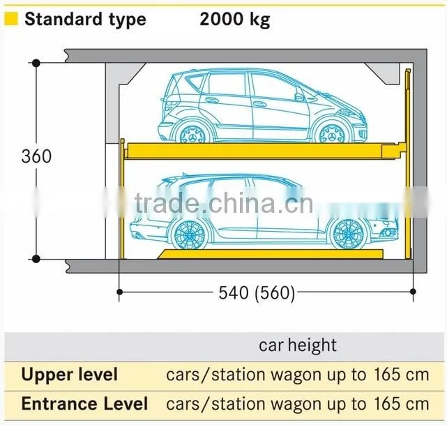move vertically parking system