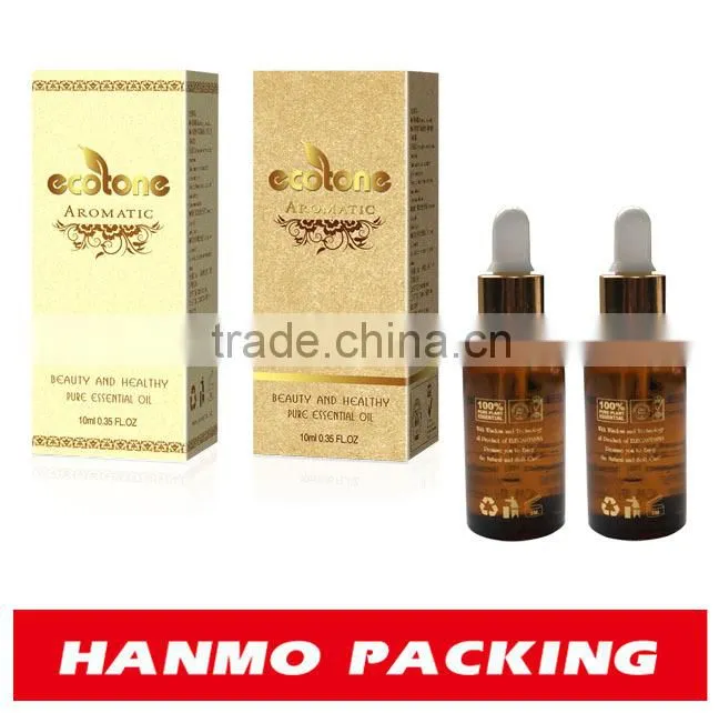 custom made&printed hinged lid oil essential box with eva insert factory price