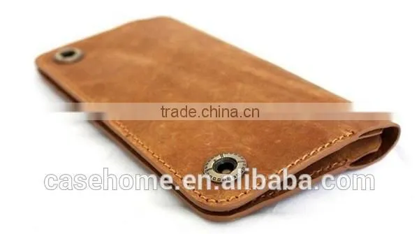 Brown Wallet Leather Case for Huawei P8 Lite , Phone Case for Samsung Galaxy J1