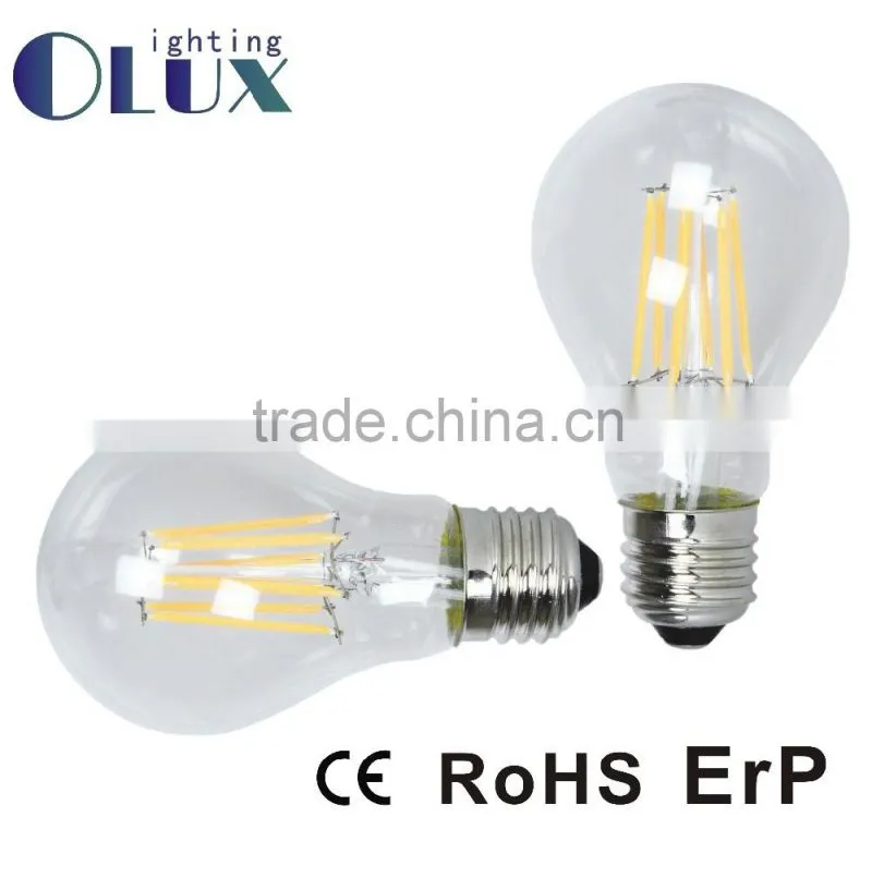 360degree LED lighting E27/B22/E14/B15 AC100-140V/AC220-240V G45 led filament bulb Glass body G45 led globe lighting