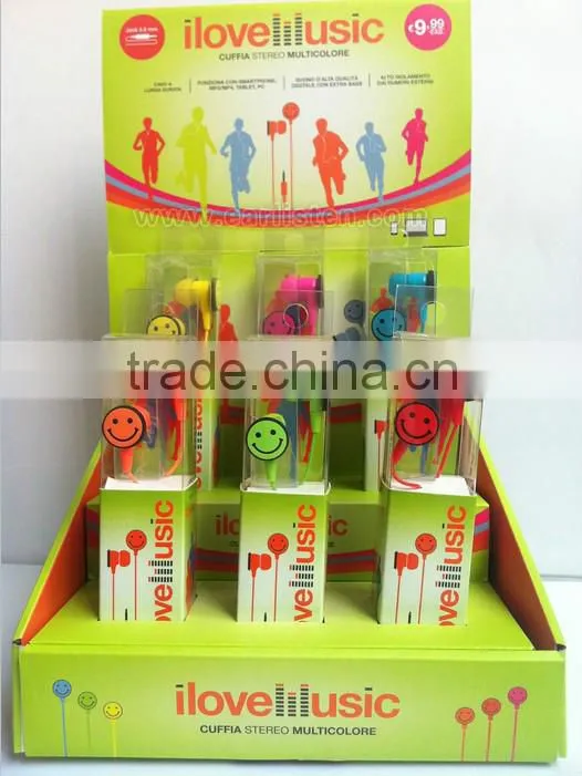 custom molded earbud earphone with molded packing