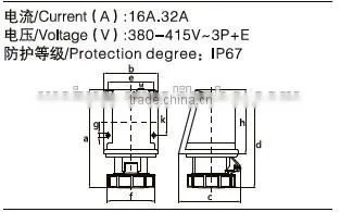 WLN1142/WLN1242 american standard power plug