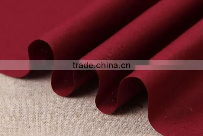 Polyester-cotton plain dyed fabrics wholesale