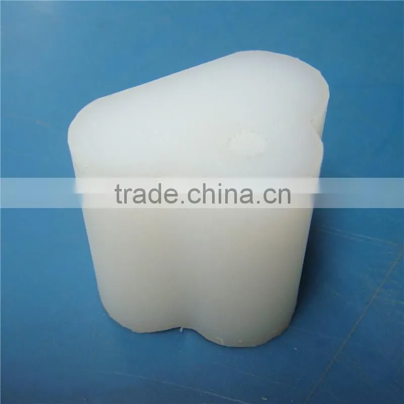 wholesale CNC machining plastic white high density uhmwpe part manufacturer