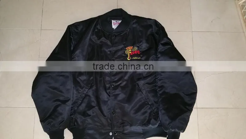 satin jacket,custom satin jacket,fashion satin jacket