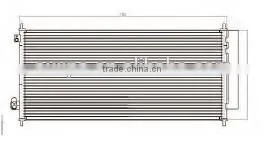 car condenser for HONDA JAZZ09- (OEM NO.:80110TF0G01/80110TF0G02)