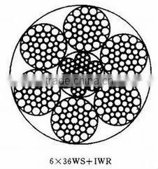 6*36+IWRC elevator steel wire rope with good quality