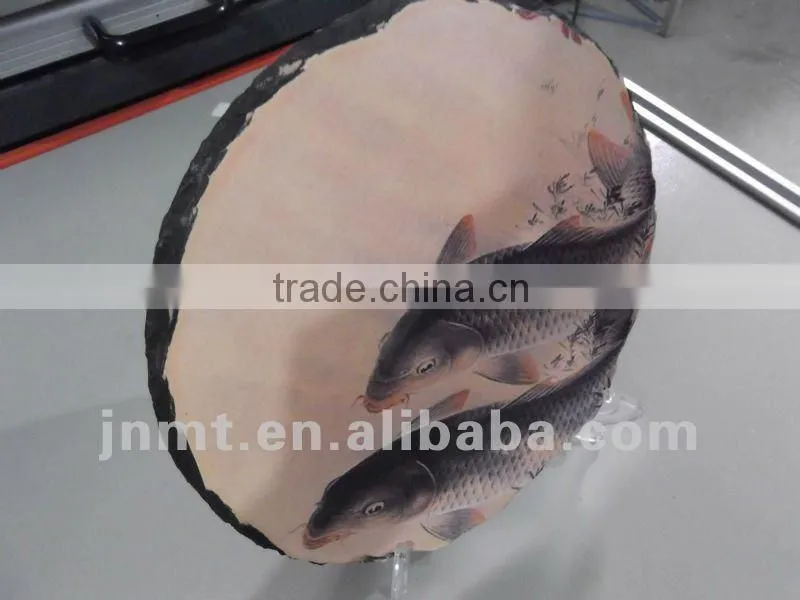 SH36 Round sublimation slate as souvenior