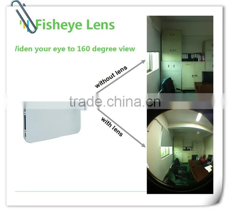 2015 New Arrival Fisheye Lens for mobile phone