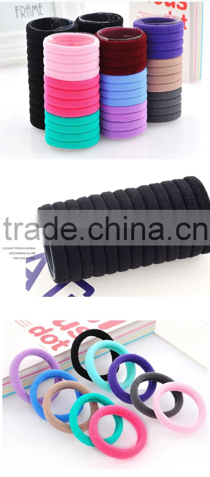 NEW arrival wholesale girl hair accessories cute resin decoration elastic latest hairband designs