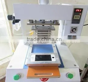 2016 Mobile phone lcd screen bubble remover machine