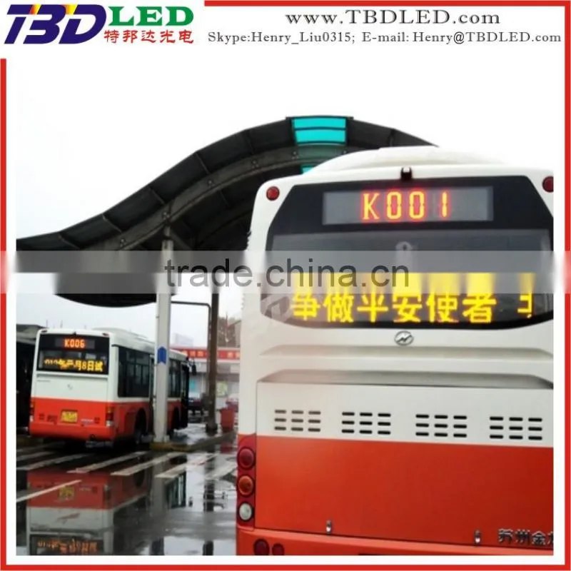 RED remote control led taxi top display,led running message sign led car display screen