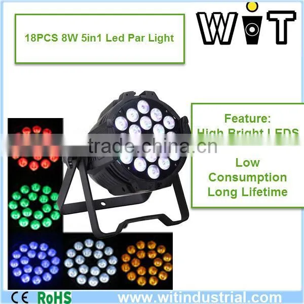Hot 18pcs RGBWA Led Par stage effects
