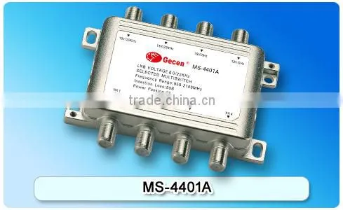 Hot Selling 4 SAT inputs & 6 output Satellite Multiswitch