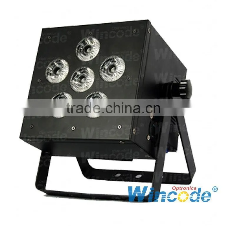 RGBAW+UV 6 in 1 Wireless Battery LED uplighting for dj, wedding event