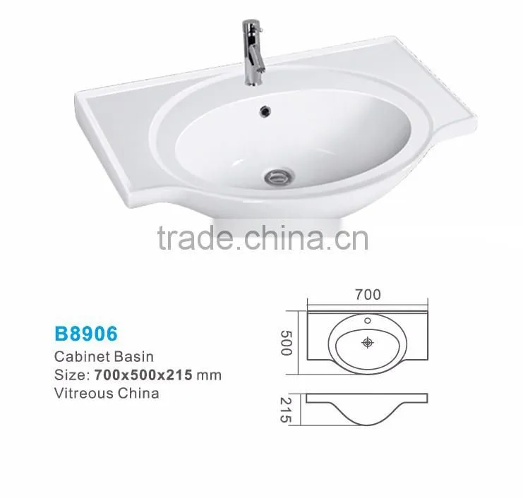Ceramic bathroom cabinet wash basin price manufacturer