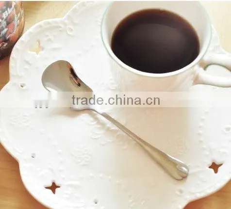 European style Stainless Steel410 butter spoon and ice cream Spoon with high quality and low price