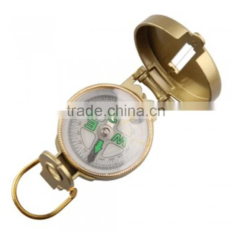 outdoor camping hiking pocket mini foldable lensatic compass