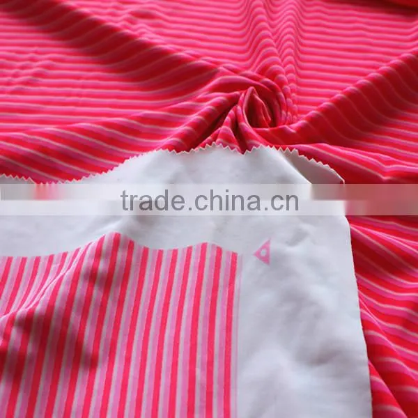 knitted printed spandex swimwear fabric