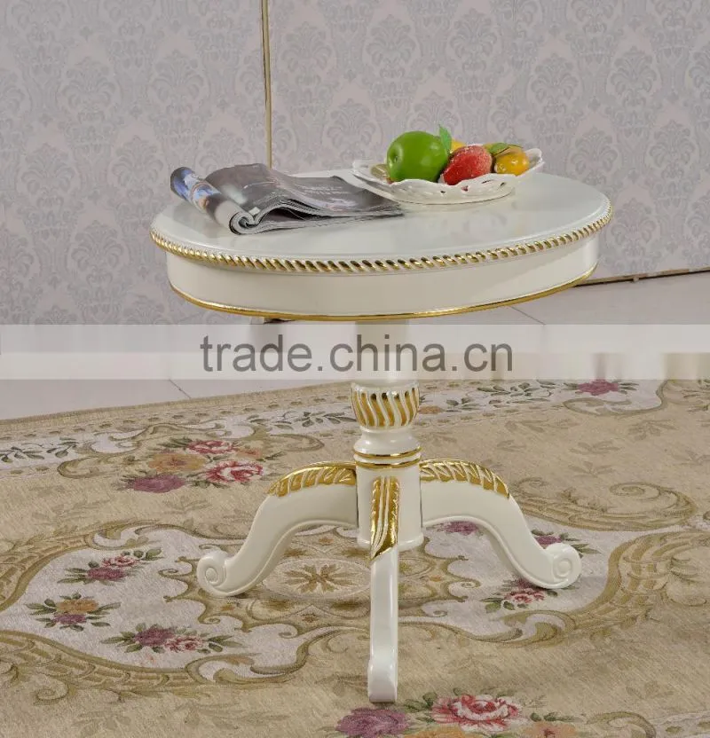 Hotel general use gold gilt armless chair solid rubber wood gold leaf chair