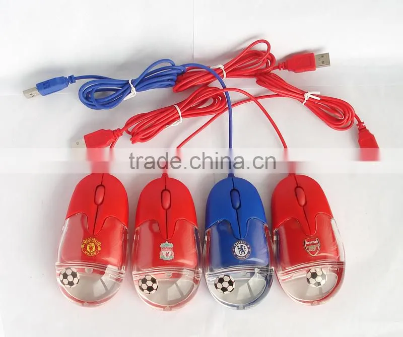 liquid filled wired gift mouse with customized floater