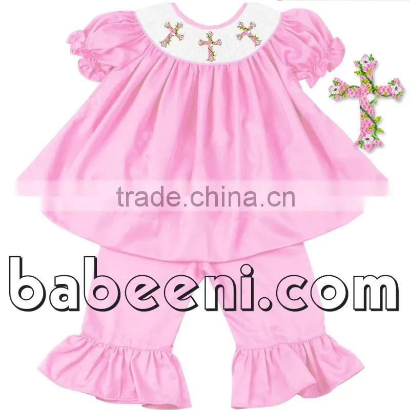 Truck with red hearts applique short sets for baby girls