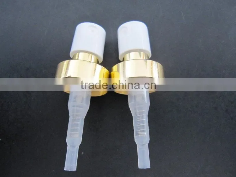 Aluminum-plastic cosmetic packaging bottle perfume spray pump