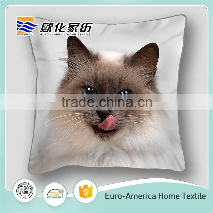 Eco-Friendly Animal Printed Baby Cushion Pillow