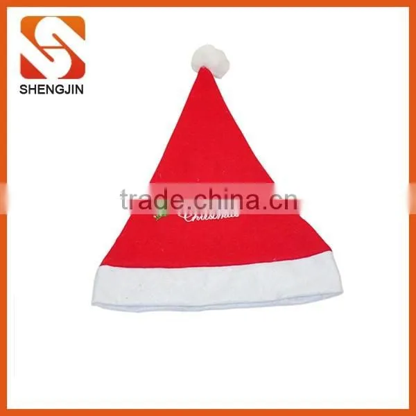 SJ-6912 Hot selling felt holiday santa hat chrismas decoration hat
