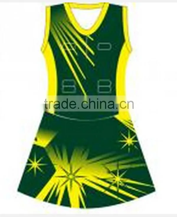 Lovely sublimation factory made netball dress hot sale