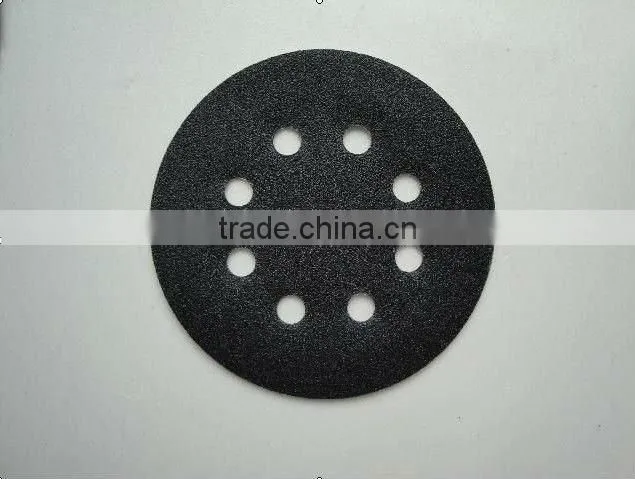 Sanding paper with velcro for polishing metal