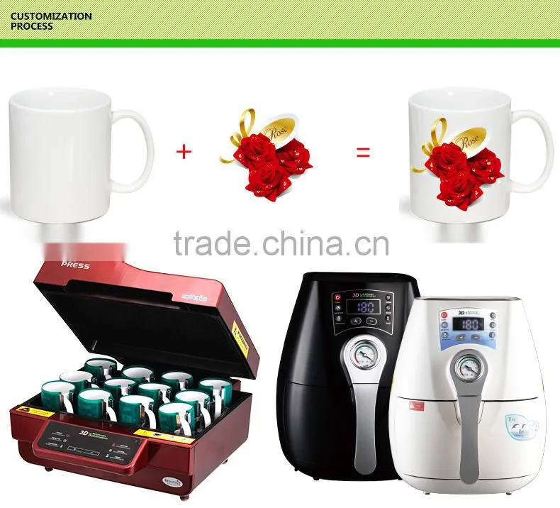 Factory Directly 11oz Blank Sublimation Mugs for heat machine From Sunmeta