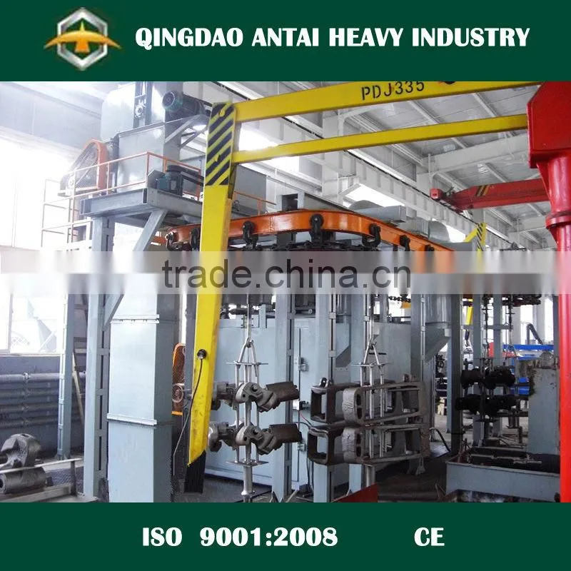 Q38 & Q48 series continuous hanger type shot blasting machine