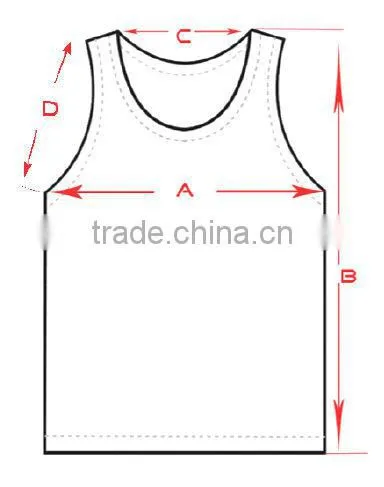 2014 Logo Printed Fashionable mens Gym Singlets