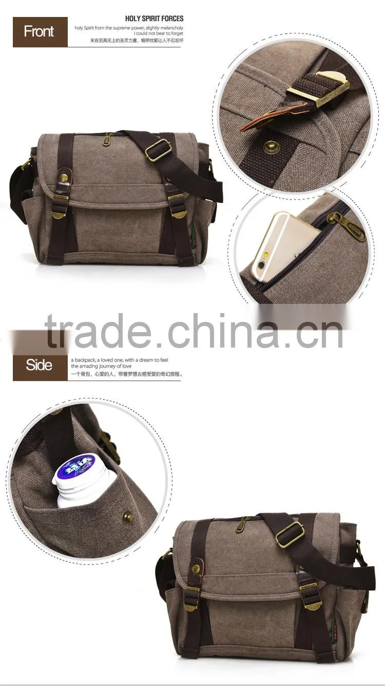 durable canvas messenger bag shoulder bag single shoulder bags