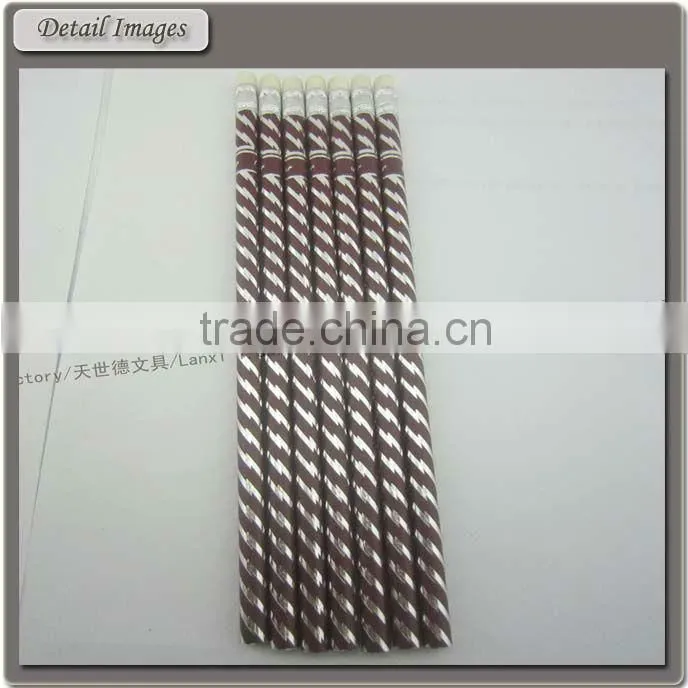 School HB Pencil With Eraser Heat Transfer Printing